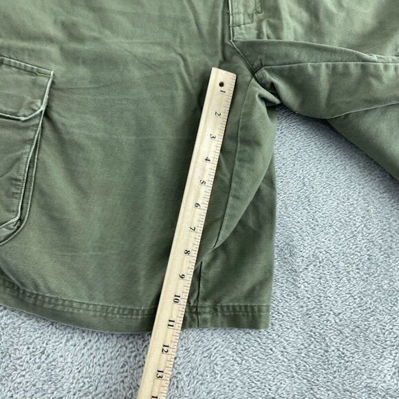 Columbia Cargo Shorts Mens 36W 12" Green Cotton/Polyester Casual Outdoor 5714 - Picture 7 of 11